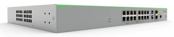 Allied Telesis AT-FS980M/18PS-10 dispositivo de redes Gestionado L3 Fast Ethernet (10/100) Gris - Imagen 2
