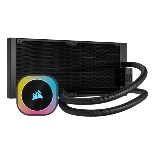 Corsair H115I Procesador Kit de enfriamiento líquido 14 cm Negro - Imagen 2