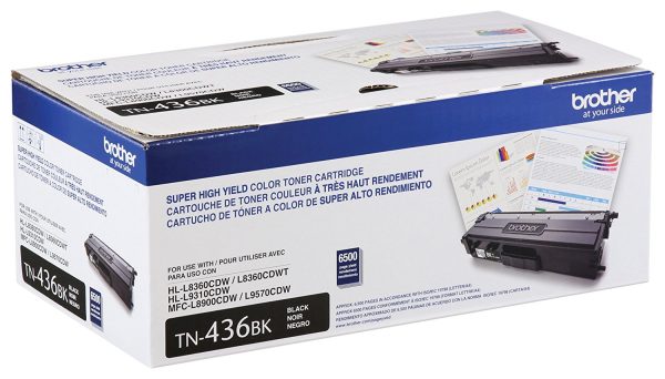 Brother TN-436BK cartucho de tóner 1 pieza(s) Original Negro - Imagen 2