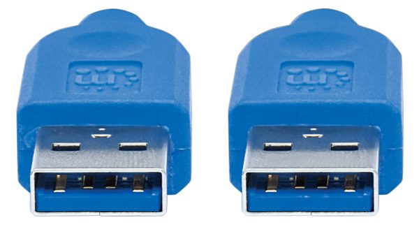 Manhattan 354295 cable USB USB 3.2 Gen 1 (3.1 Gen 1) 1.8 m USB 3.0 Type-A Azul - Imagen 3