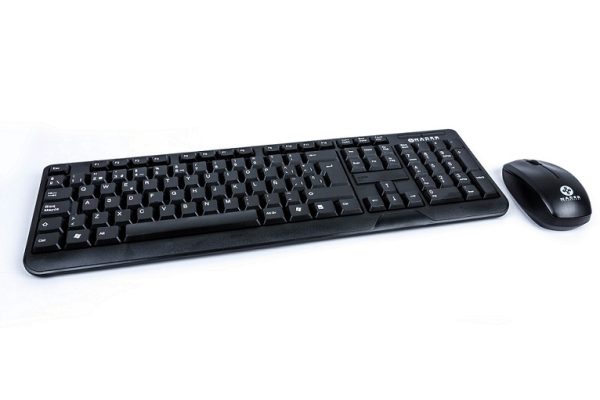 Naceb Technology NA-426 teclado Ratón incluido Oficina RF inalámbrico Negro - Imagen 2