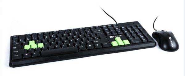 Naceb Technology NA-457 teclado Ratón incluido Juego USB Negro - Imagen 2