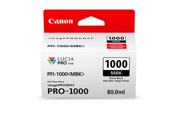 Canon PFI-1000 cartucho de tinta 1 pieza(s) Original Negro mate - Imagen 2