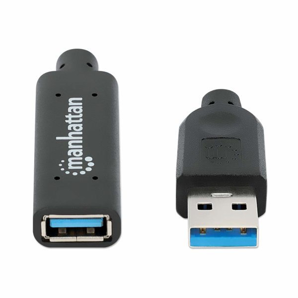 Manhattan 153737 cable USB USB 3.2 Gen 1 (3.1 Gen 1) 5 m USB A Negro - Imagen 3