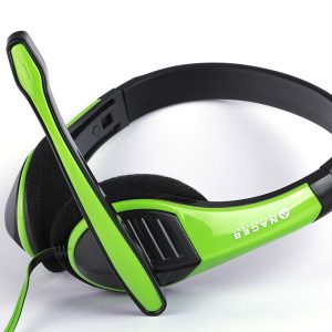Naceb Technology NA-589VE audífono y auriculare Auriculares Alámbrico Diadema Juego Verde