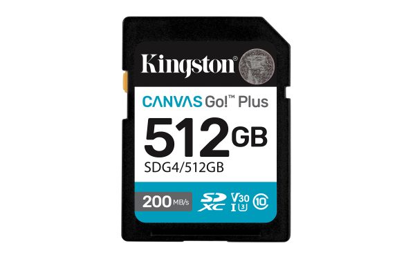 Kingston Technology Canvas Go! Plus 512 GB SDXC UHS-I Clase 10
