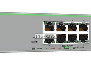Allied Telesis AT-FS980M/9-10 dispositivo de redes Gestionado L3 Fast Ethernet (10/100) Gris