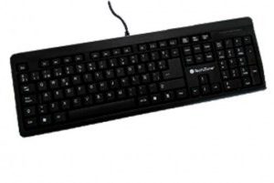 TechZone TZ16TEC01-ALA teclado Universal USB Negro