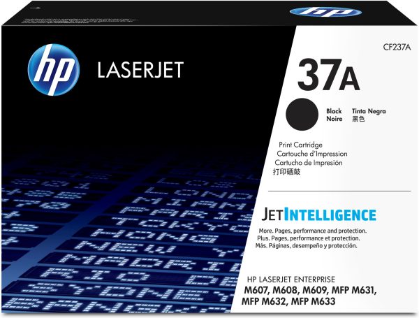HP Cartucho original de tóner negro 37A LaserJet