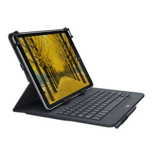 Logitech Universal Folio QWERTY Internacional de EE.UU. Bluetooth Negro