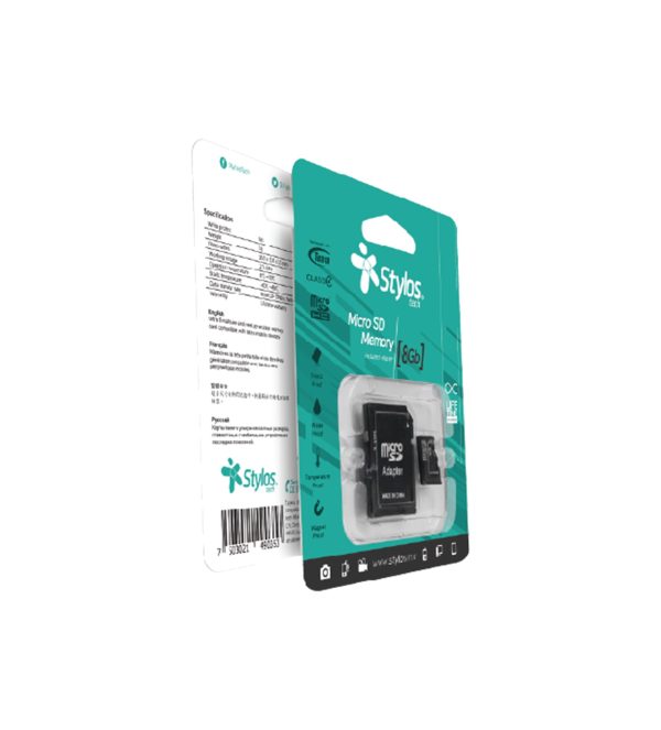 Stylos STMSD81B memoria flash 8 GB MicroSD Clase 4 - Imagen 2