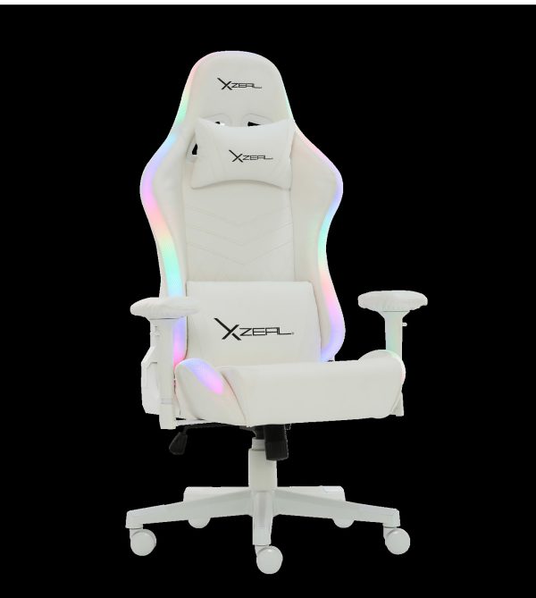 XZEAL XZ15 Silla universal para juegos Asiento tapizado Blanco - Imagen 2