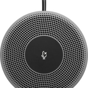 Logitech 989-000405 micrófono Negro, Gris Micrófono para conferencias