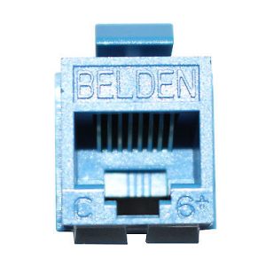 Belden AX104193 conector RJ-45 Azul