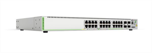 Allied Telesis GS970M/28PS Gestionado L3 Gigabit Ethernet (10/100/1000) Energía sobre Ethernet (PoE) Gris - Imagen 2