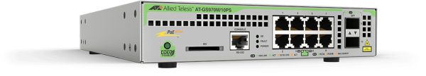 Allied Telesis GS970M/10PS Gestionado L3 Gigabit Ethernet (10/100/1000) Energía sobre Ethernet (PoE) Gris - Imagen 2