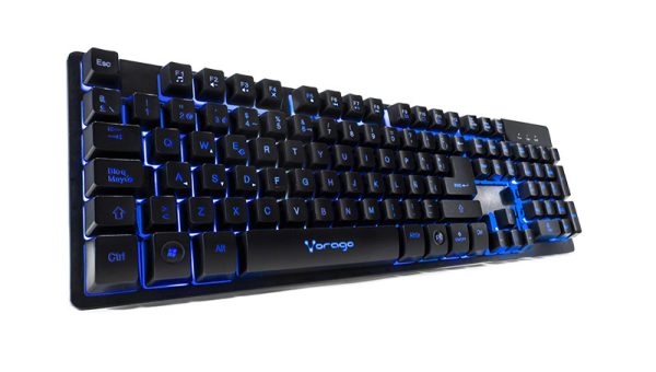 Vorago KB-502 teclado Juego USB QWERTY Español Negro - Imagen 2