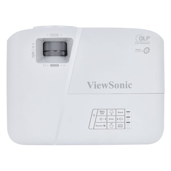 Viewsonic PA503S video proyector Proyector de alcance estándar 3600 lúmenes ANSI DLP SVGA (800x600) Gris, Blanco - Imagen 2