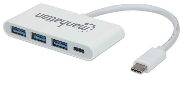 Manhattan Hub de 3 puertos USB 3.2 Gen 1 con Power Delivery