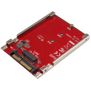 StarTech.com Tarjeta Adaptador PCI Express M.2 a U.2 SFF8639 para SSD NVMe M.2 - Convertidor para SSD M.2 - Tarjeta Anfitrión para SSD M.2