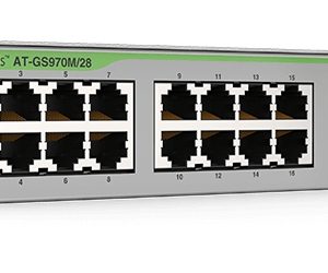 Allied Telesis GS970M/28 Gestionado L3 Gigabit Ethernet (10/100/1000) Gris