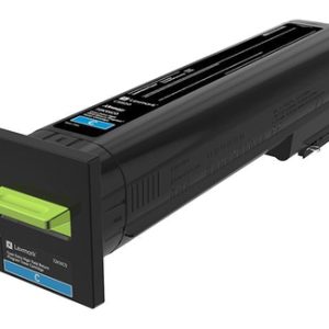 Lexmark 72K4XC0 cartucho de tóner 1 pieza(s) Original Cian