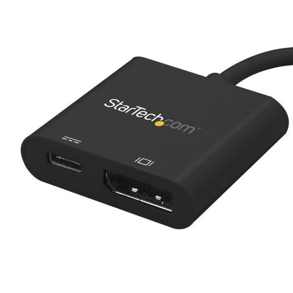 StarTech.com Adaptador USB C a DisplayPort con Entrega de Alimentación - 4K 60Hz HBR2 - Conversor USB Tipo C a Monitor DP 1.2 con Carga - PD de Paso de 60W - Compatible con Thunderbolt 3 - Imagen 3