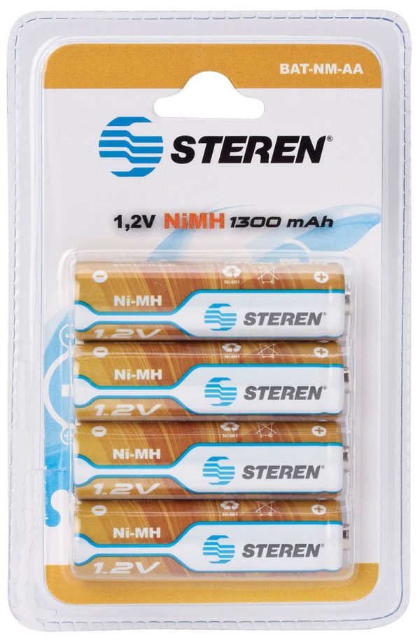 Steren BAT-NM-AA pila de uso doméstico Batería recargable Níquel-metal hidruro (NiMH) - Imagen 2