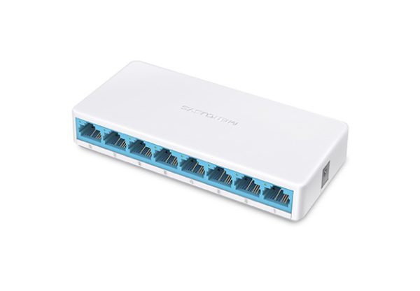Mercusys MS108 dispositivo de redes No administrado Fast Ethernet (10/100) Blanco