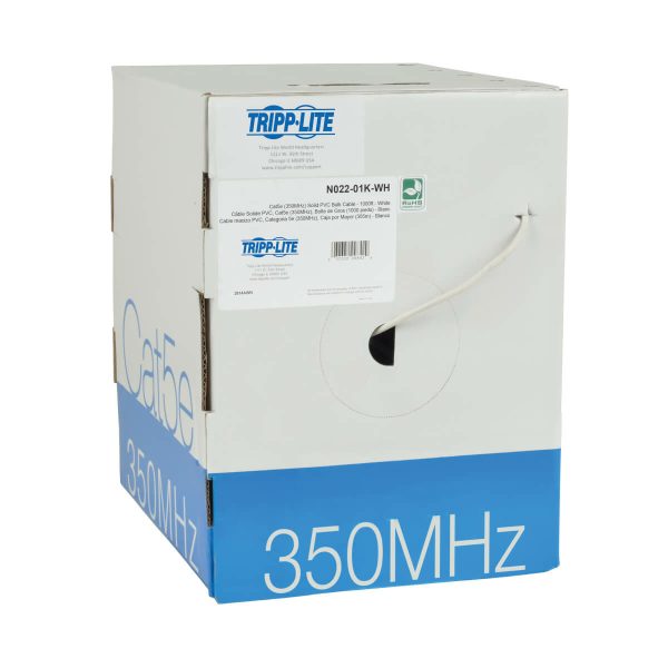 Tripp Lite N022-01K-WH cable de red Blanco 305 m Cat5e