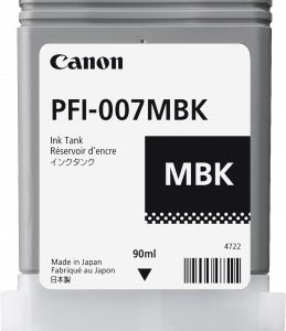 Canon PFI-007MBK cartucho de tinta Original Rendimiento estándar Negro