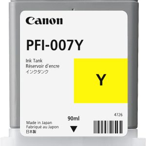 Canon PFI-007Y cartucho de tinta Original Rendimiento estándar Amarillo