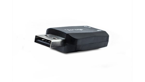 Vorago ADP-201 cambiadores de género de cables USB 2.0 2x 3.5mm Negro - Imagen 4