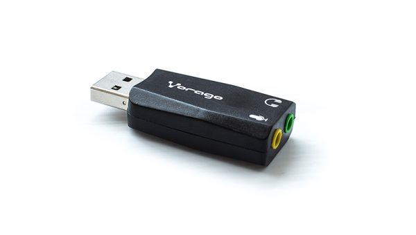 Vorago ADP-201 cambiadores de género de cables USB 2.0 2x 3.5mm Negro - Imagen 3