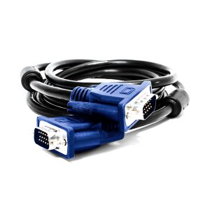 Vorago CAB-106 cable VGA 2 m VGA (D-Sub) Negro, Azul