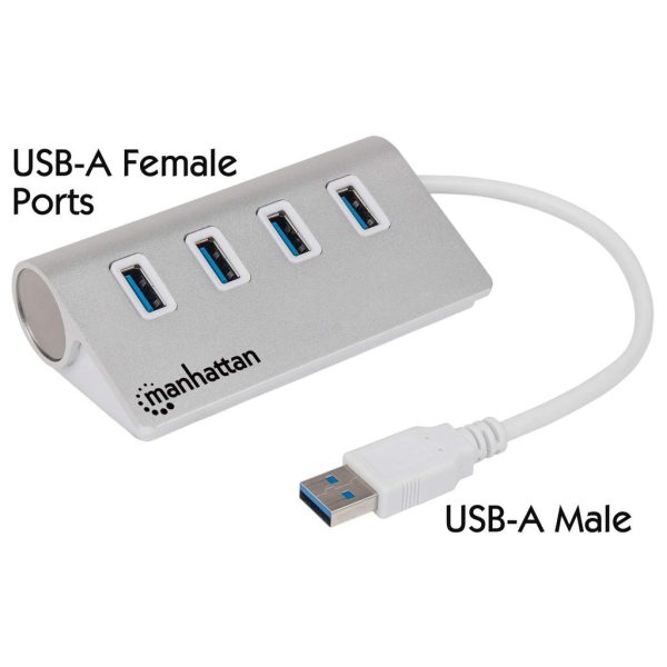Manhattan Hub USB 3.0 SuperSpeed de 4 Puertos - Imagen 2