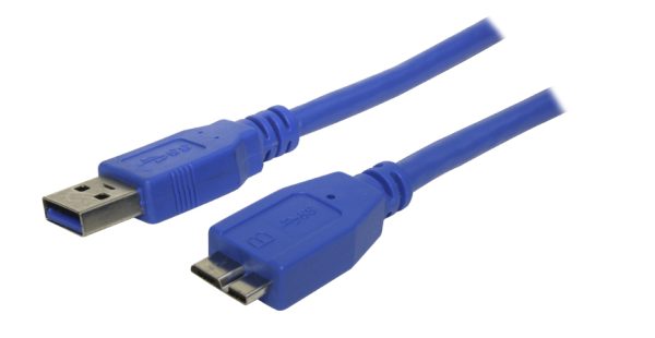 X-Case USB3CAMB100 cable USB USB 3.2 Gen 1 (3.1 Gen 1) 1 m USB A Micro-USB B Azul - Imagen 2