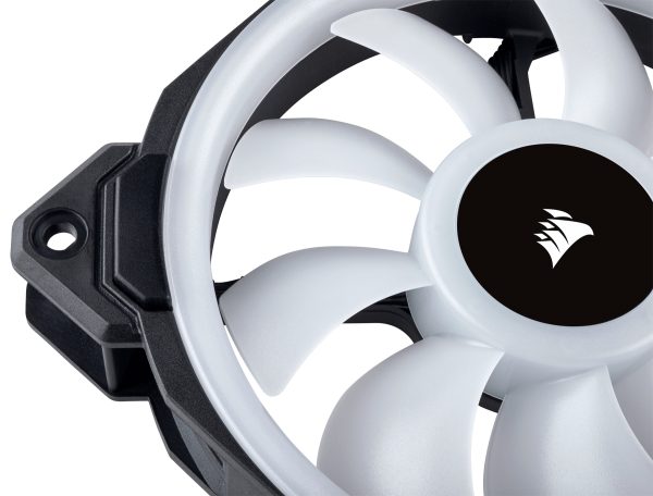 Corsair LL120 RGB Gabinete de la computadora Ventilador 12 cm Negro, Blanco - Imagen 4