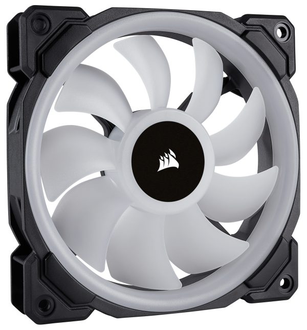 Corsair LL120 RGB Gabinete de la computadora Ventilador 12 cm Negro, Blanco - Imagen 2
