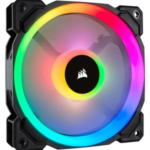 Corsair LL120 RGB Gabinete de la computadora Ventilador 12 cm Negro, Blanco