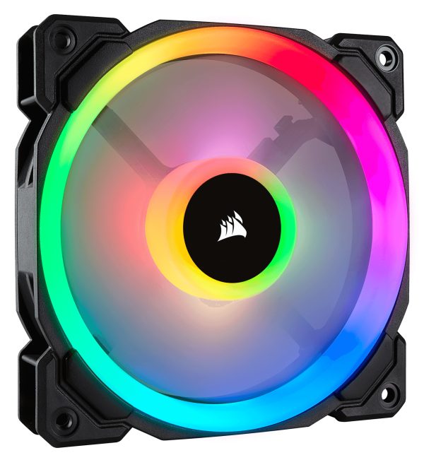 Corsair LL120 RGB Gabinete de la computadora Ventilador 12 cm Negro, Blanco