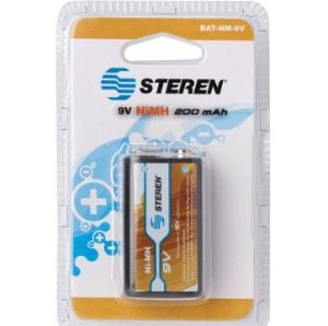 Steren BAT-NM-9V pila de uso doméstico Batería recargable Níquel-metal hidruro (NiMH)