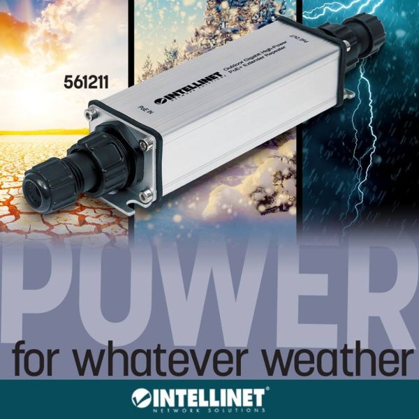 Intellinet 561211 adaptador PoE - Imagen 2