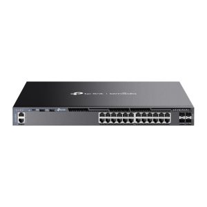 TP-Link Omada SG6428X dispositivo de redes Gestionado L3 Gigabit Ethernet (10/100/1000) 1U Negro