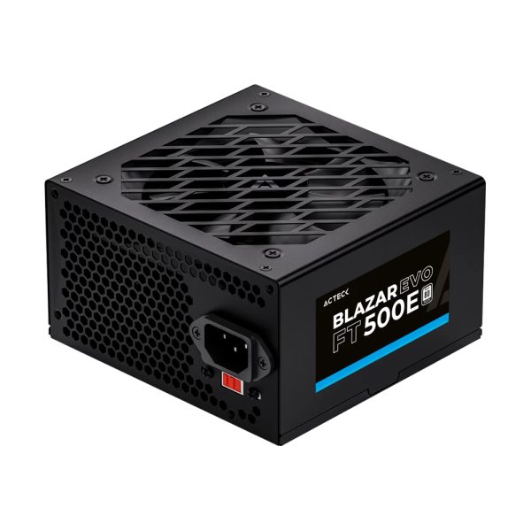 Acteck Blazar Evo FT500E unidad de fuente de alimentación 500 W 20+4 pin ATX ATX Negro - Imagen 2