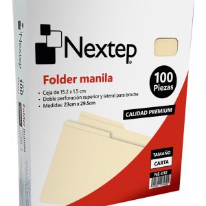 Nextep NE-010 carpeta Papel Beige Carta