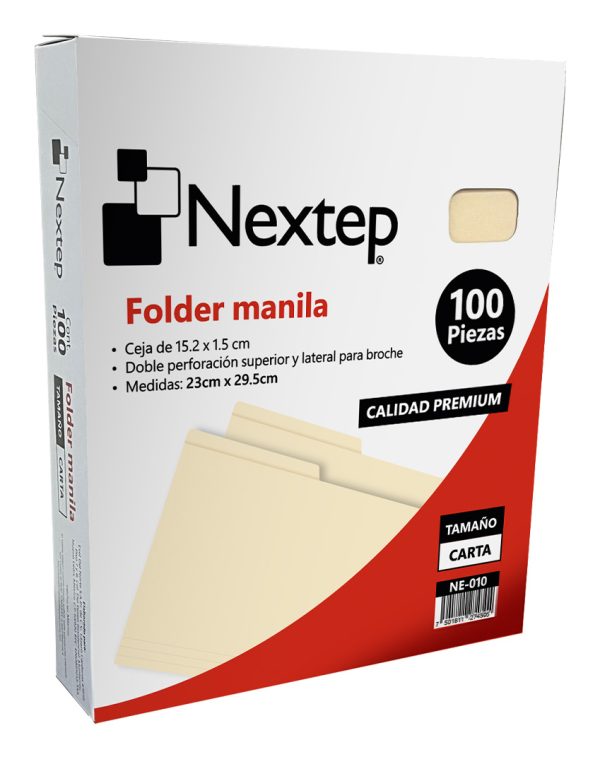 Nextep NE-010 carpeta Papel Beige Carta