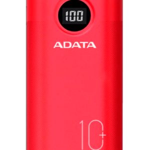 ADATA AP10000QCD-DGT-CGN Ión de litio 1000 mAh Rojo