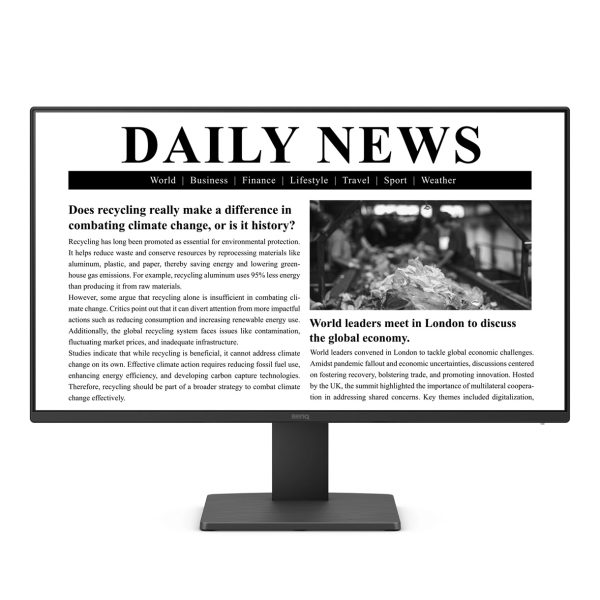 BenQ GW2491 monitor de computadora 60.5 cm (23.8") 1920 x 1080 Pixeles Full HD LED Negro - Imagen 4