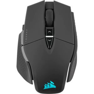 Corsair M65 RGB ULTRA ratón Juego Diestro RF Wireless + Bluetooth + USB Type-A Óptico 26000 DPI
